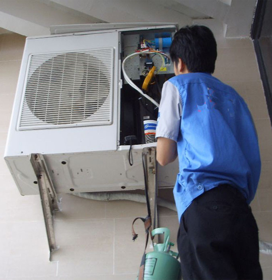 蒙山空调开机无反应维修